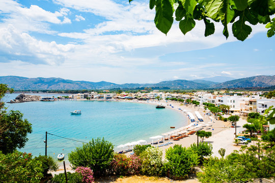 Idyllic village Charaki on Rhodes Island, Mediterranean Sea, Greece