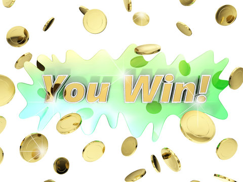 You win gold coins