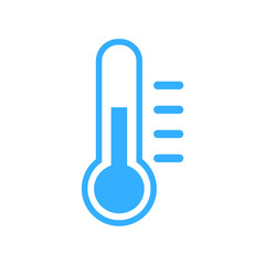 thermometer icon, cold temperature 