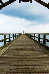 Obraz premium Long landing stage