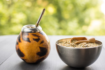 yerba mate drink
