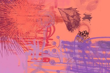 Abstract painting on canvas. Hand made art. Colorful texture. Modern artwork. Strokes of fat paint. Brushstrokes. Contemporary art. Artistic background image.