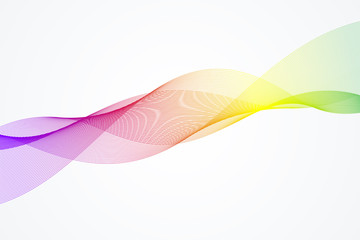 Abstract wave background. Geometric template for your design brochure, flyer, report, website, banner. Vector illustration.