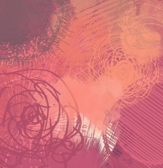 Abstract painting on canvas. Hand made art. Colorful texture. Modern artwork. Strokes of fat paint. Brushstrokes. Contemporary art. Artistic background image.