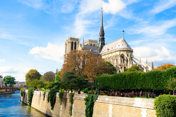 Obraz premium Notre Dame cathedral, Paris France
