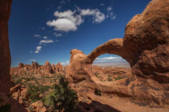 Delicate arch in Arches National Park in Utah, USA
