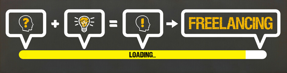 Fototapeta premium Freelancing
