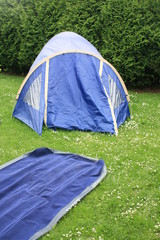 Zelt, Campingplatz