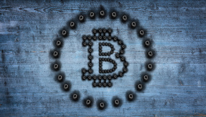 Bitcoin Konzept - die neue Weltwährung