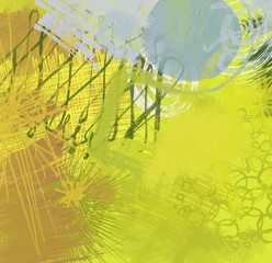 Abstract painting on canvas. Hand made art. Colorful texture. Modern artwork. Strokes of fat paint. Brushstrokes. Contemporary art. Artistic background image.