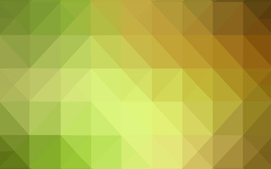 Light Green, Red vector polygonal background.