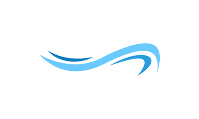 wave blue icon