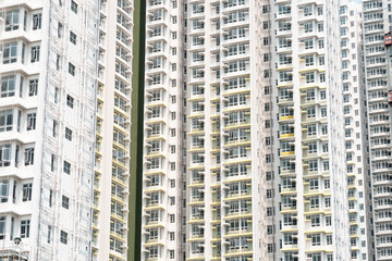 Fototapeta premium Housing construction in Hong Kong