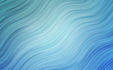 Light BLUE vector background with bubble shapes.