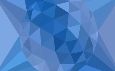 Light BLUE vector abstract mosaic backdrop with a diamond.
