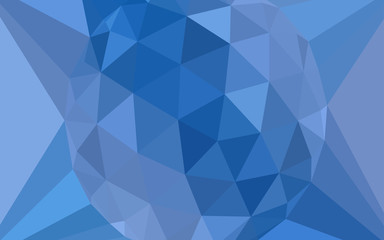 Obraz premium Light BLUE vector abstract mosaic backdrop with a diamond.