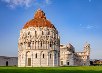 Piazza dei Miracoli aka Piazza del Duomo in Pisa Tuscany Italy