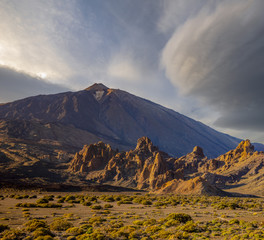 rocks Los Roques de Garcia (Teide National Park, Spain)