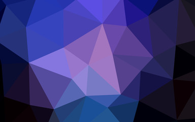 Obraz premium Dark Pink, Blue vector shining triangular backdrop.