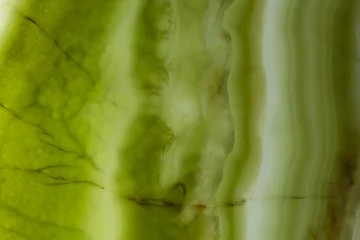 Foto op Plexiglas Spectacular onyx background in contrast green colour. © Dmytro Synelnychenko