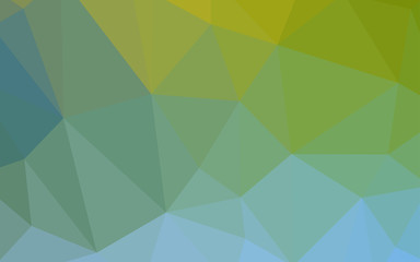 Light Blue, Green vector abstract mosaic pattern.
