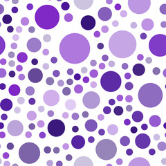 Light Purple vector seamless texture with disks.
