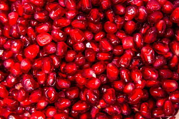 Texture of the garnet seeds for the background