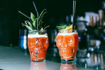 Cocktail drink glass