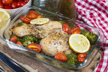 Lemon grilled chicken chop