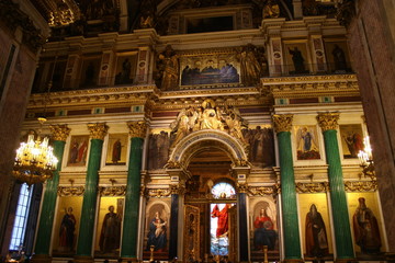 Fototapeta premium Catedral de San Isaac en San Petersburgo, Rusia