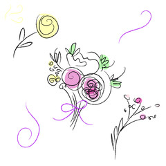 Motifs floraux printaniers