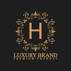 Luxury logo H