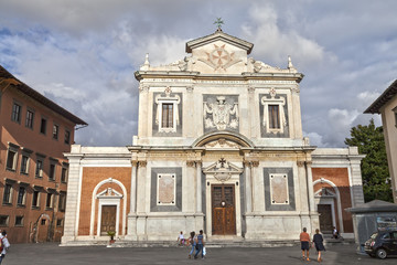 Fototapeta na wymiar Chiesa di Santo Stefano dei Cavalieri
