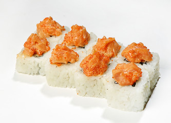 Rolls (chicken, omelet, bacon, Philadelphia cheese, lettuce leaf)