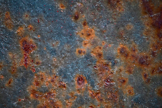 Dirty rusty scratched metal texture