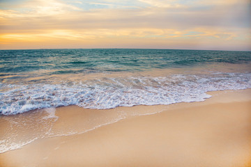 beautiful sunset over the ocean