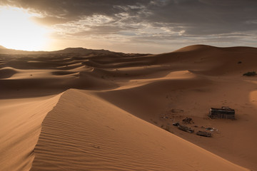 Fototapeta na wymiar beautiful Sahara Desert in Morocco