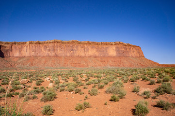 モニュメント・バレーの風景
