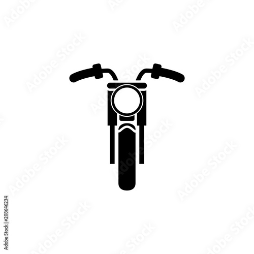 Download "Motorcycle Front Simple Vector Isolated Icon" Stock image ...
