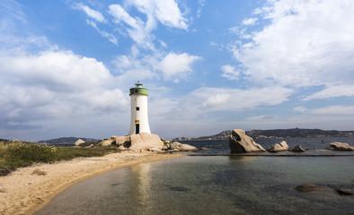 Fototapeta premium Lighthouse, Palau,Sardinia, Italy