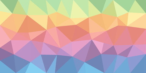 Colorful Low Poly Vector Background