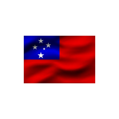 Flag of Samoa.