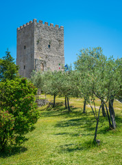 Cicero's Tower in Arpino, ancient town in the province of Frosinone, Lazio, central Italy.