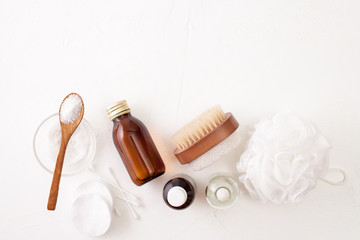 Cosmetics for Spa and aromatherapy on white
