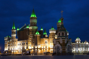 Fototapeta na wymiar Russia, Yoshkar-Ola, tourism in Russia