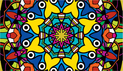Abstract background of a mandala