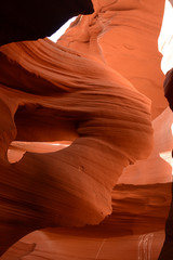 Lady in The Wind Slot Canyon