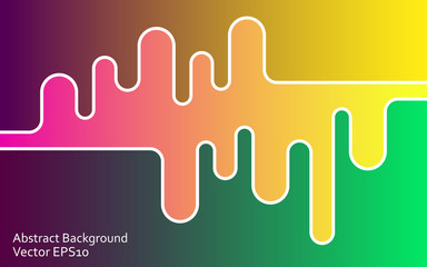 Gradient abstract vector background