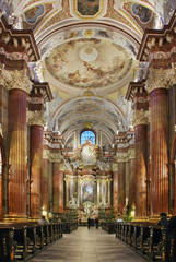 Church of St. Stanislaus in Poznan. Poland