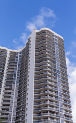 Fototapeta premium Curving Condo Balconies